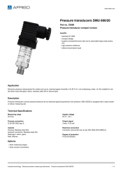 AFRISO_PRESSURE-TRANSDUCERS-DMU-600-20-PRESSURE-TRANSDUCERS-DMU-600-20-COMPACT-VERSION_33008_ENG_GBR.PDF