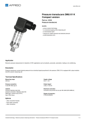 AFRISO_PRESSURE-TRANSDUCERS-DMU-01-K-COMPACT-VERSION-PRESSURE-TRANSDUCERS_31518_ENG_GBR.PDF