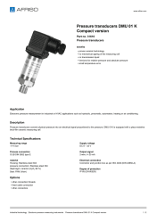 AFRISO_PRESSURE-TRANSDUCERS-DMU-01-K-COMPACT-VERSION-PRESSURE-TRANSDUCERS_31610_ENG_GBR.PDF