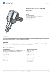 AFRISO_PRESSURE-TRANSDUCERS-DMU-03-PRESSURE-TRANSDUCERS-DMU-03-INDUSTRIAL-VERSION_31151_ENG_GBR.PDF