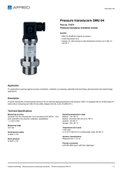 AFRISO_PRESSURE-TRANSDUCERS-DMU-04-PRESSURE-TRANSDUCERS-DMU-04-INDUSTRIAL-VERSION_31674_ENG_GBR.PDF