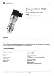 AFRISO_PRESSURE-TRANSDUCERS-DMU-04-PRESSURE-TRANSDUCERS-DMU-04-INDUSTRIAL-VERSION_31660_ENG_GBR.PDF