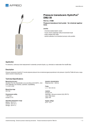AFRISO_PRESSURE-TRANSDUCERS-HYDROFOX--DMU-09-PRESSURE-TRANSDUCERS-HYDROFOX--DMU-09-LEVE_31580_ENG_GBR.PDF