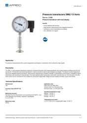 AFRISO_PRESSURE-TRANSDUCERS-DMU-13-VARIO-PRESSURE-TRANSDUCERS-DMU-13-VARIO-WITH-LOCAL-D_31205_ENG_GBR.PDF