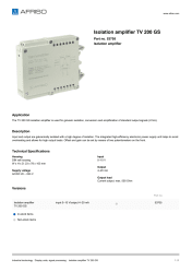 AFRISO_ISOLATION-AMPLIFIER-TV-200-GS-ISOLATION-AMPLIFIER_53705_ENG_GBR.PDF