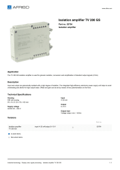 AFRISO_ISOLATION-AMPLIFIER-TV-200-GS-ISOLATION-AMPLIFIER_53704_ENG_GBR.PDF