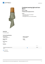 AFRISO_COMBINED-WARNING-LIGHT-AND-HORN-WLH-1-COMBINED-WARNING-LIGHT-AND-HORN_61020_ENG_GBR.PDF