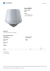AFRISO_HORN-HPW-2-HORN_61012_ENG_GBR.PDF