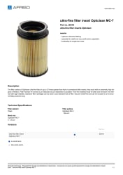 AFRISO_ULTRA-FINE-FILTER-INSERT-OPTICLEAN-MC-7-ULTRA-FINE-FILTER-INSERTS-OPTICLEAN_20319_ENG_GBR.PDF