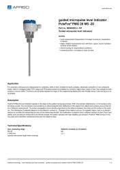 AFRISO_GUIDED-MICROPULSE-LEVEL-INDICATOR-PULSFOX--PMG-20-MS--20-GUIDED-MICROPULSE-LEVEL_5654020O-L-101_ENG_GBR.PDF
