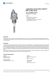 AFRISO_CAPACITANCE-LEVEL-SWITCH-CAPFOX--ENT-21-MS--20-HT-CAPACITANCE-LEVEL-SWITCH_5656020HT-L-5B02_ENG_GBR.PDF