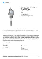 AFRISO_CAPACITANCE-LEVEL-SWITCH-CAPFOX--ENT-21-MS--20-HT-CAPACITANCE-LEVEL-SWITCH_5656020HT-L-4B02_ENG_GBR.PDF