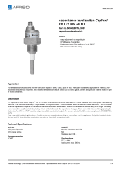 AFRISO_CAPACITANCE-LEVEL-SWITCH-CAPFOX--ENT-21-MS--20-HT-CAPACITANCE-LEVEL-SWITCH_5656020HT-L-3B01_ENG_GBR.PDF