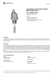 AFRISO_CAPACITANCE-LEVEL-SWITCH-CAPFOX--ENT-21-MS--20-ST-CAPACITANCE-LEVEL-SWITCH_5656020ST-L-5B02_ENG_GBR.PDF
