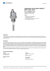 AFRISO_CAPACITANCE-LEVEL-SWITCH-CAPFOX--ENT-21-MS--20-ST-CAPACITANCE-LEVEL-SWITCH_5656020ST-L-3B01_ENG_GBR.PDF