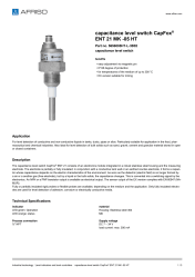 AFRISO_CAPACITANCE-LEVEL-SWITCH-CAPFOX--ENT-21-MK--05-HT-CAPACITANCE-LEVEL-SWITCH_5656005HT-L-3B02_ENG_GBR.PDF