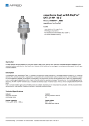 AFRISO_CAPACITANCE-LEVEL-SWITCH-CAPFOX--ENT-21-MK--05-ST-CAPACITANCE-LEVEL-SWITCH_5656005ST-L-5B02_ENG_GBR.PDF