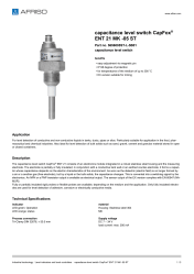 AFRISO_CAPACITANCE-LEVEL-SWITCH-CAPFOX--ENT-21-MK--05-ST-CAPACITANCE-LEVEL-SWITCH_5656005ST-L-5B01_ENG_GBR.PDF