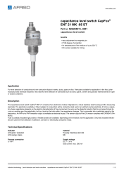 AFRISO_CAPACITANCE-LEVEL-SWITCH-CAPFOX--ENT-21-MK--05-ST-CAPACITANCE-LEVEL-SWITCH_5656005ST-L-3B01_ENG_GBR.PDF
