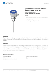 AFRISO_GUIDED-MICROPULSE-LEVEL-INDICATOR-PULSFOX--PMG-20-MF--62-GUIDED-MICROPULSE-LEVEL_5654062O-L-101_ENG_GBR.PDF