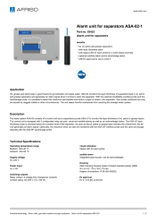 AFRISO_ALARM-UNIT-FOR-SEPARATORS-ASA-02-1-ALARM-UNIT-FOR-SEPARATORS_53423_ENG_GBR.PDF