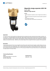 AFRISO_MAGNETITE-SLUDGE-SEPARATOR-ADS-180-HP-MAGNETITE-SLUDGE-SEPARATOR_40921_ENG_GBR.PDF