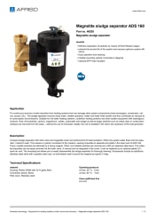 AFRISO_MAGNETITE-SLUDGE-SEPARATOR-ADS-160-MAGNETITE-SLUDGE-SEPARATOR_40920_ENG_GBR.PDF