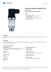 AFRISO_DATA-SHEET_PRESSURE-TRANSDUCERS_DMU-01-VM_31629_ENG_GBR.PDF