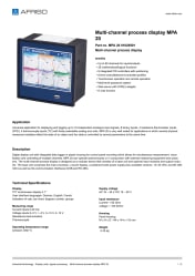 AFRISO_DATA-SHEET_MULTI-CHANNEL-PROCESS-DISPLAY_MPA-20_MPA-20-01020501_ENG_GBR.PDF
