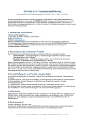 AFRISOHOME_FUELLSTANDSMESSGERAETE_AFRISOCLOUD_DATAACT_TRANSPARENCYDECLARATION.PDF